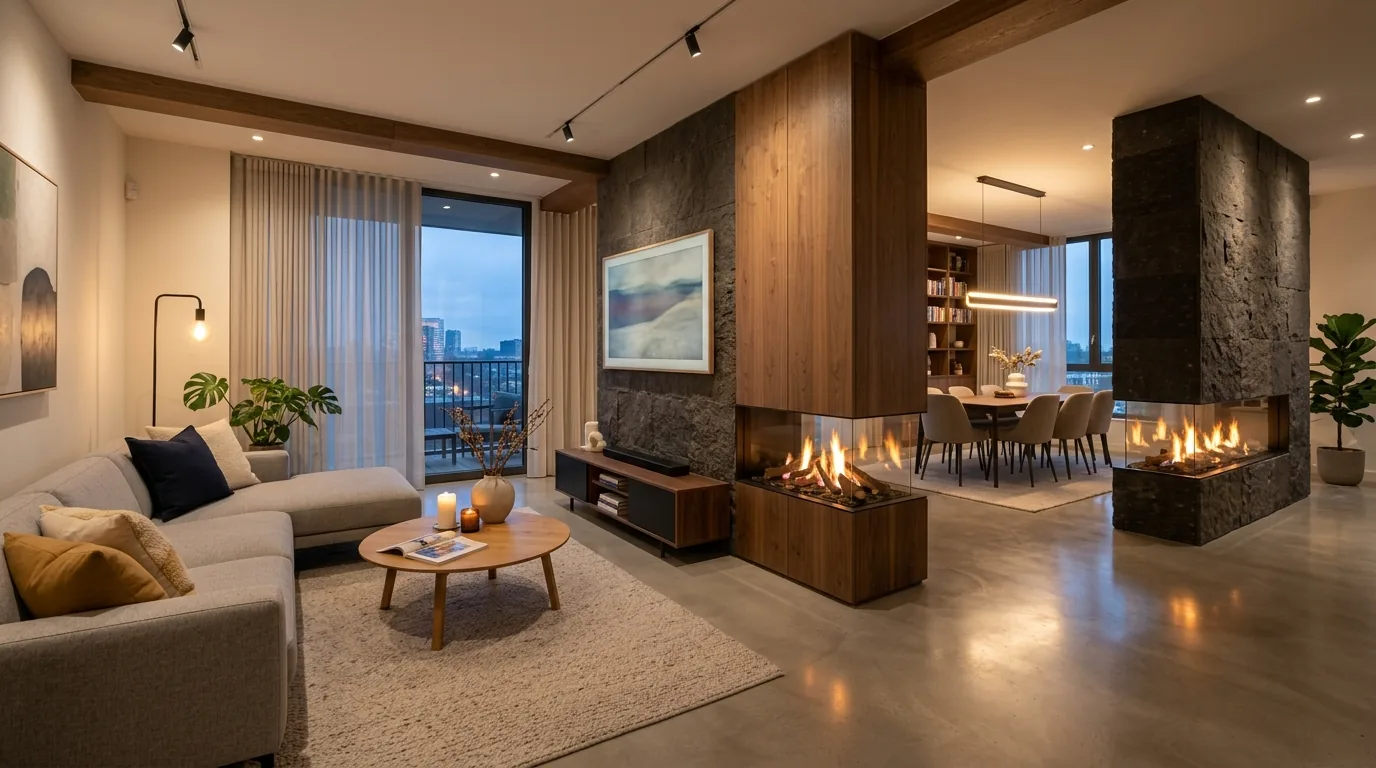 Hide cords and components for a finished look